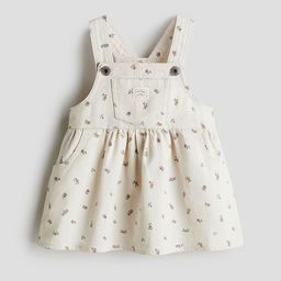 H&M Cotton Twill Dungaree Dress-image-18