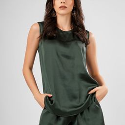 Sukshat Round Neck Top With Shorts Co-Ords-image-56