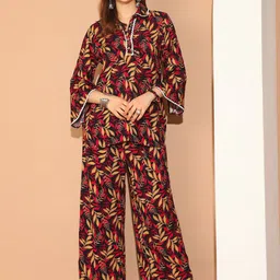 COLOR STUDIO Printed Tunic & Palazzo Co-Ord-picture-43