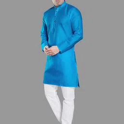 DIVISIVE Men Regular Kurta with Pyjamas image 5