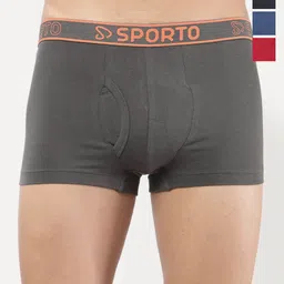 Sporto by Macho Pack Of 4 Mid Rise Trunks-picture-26