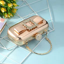 DressBerry Embellished Box Clutch-29
