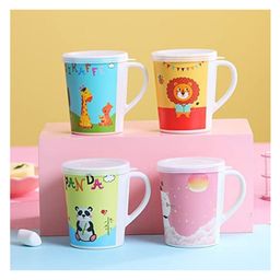 FunBlast Cartoon Print Milk Mug for Kids with Handle and Lid  1 Pc Random Design & Color image 5