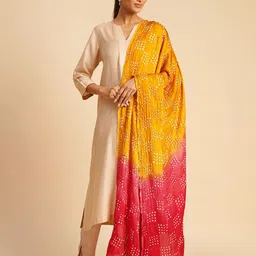 JAYPORE Ethnic Motifs Printed Dupatta-picture-28