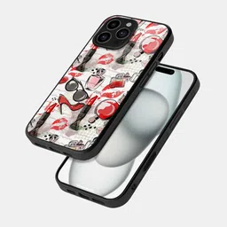 macmerise Quirky Printed iPhone 16 Pro Max Bumper Case Mobile Accessories-image-64