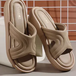 VENDOZ Women Slip-On Open Toe Flats-55