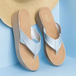 Inc 5 Women Round Toe Open Back Wedge Sandals-36
