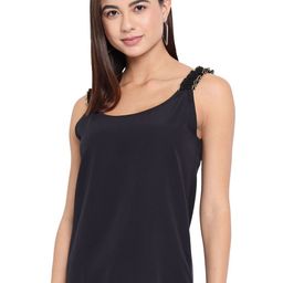 OTIRA Women Shoulder Straps Crepe Top-image-83