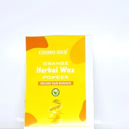 COSMO HUB Orange Herbal Wax Powder For Instant Hair Remover - 100g-56