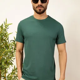 Thomas Scott Men Anti Odour Solid Round Neck T-Shirt-image-22