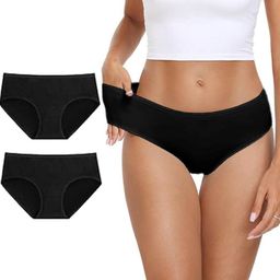 Diving Deep Women Plus Size Pack of 2 Cotton Hipster Briefs-picture-29