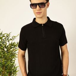 Thomas Scott Men Bio Finish Solid Polo Collar Cotton T-shirt-picture-23