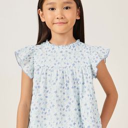 One Friday Girls Floral Regular Top with Ruffles-picture-0