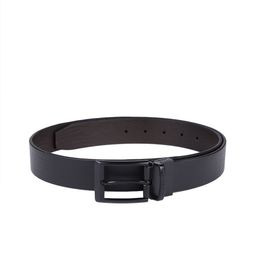 Louis Philippe Men Textured Leather Reversible Belt-picture-21