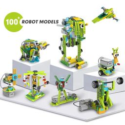 makerzoid 100-in-1 Building Block Set Programmable Building Block Robot Master (Standard), STEM & Coding Robot Kit Educational Toy for Boys and Girls STEM Learning Toys For 6-12 Year Olds - RS7140makerzoid 100-in-1 Building Block Set Programmable Building Block Robot Master (Standard), STEM & Coding Robot Kit Educational Toy for Boys and Girls STEM Learning Toys For 6-12 Year Olds - RS7140 image 2