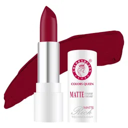 Colors Queen Rich Matte Non-Transfer Long-Lasting Lipstick 3 g- Lady Red-24