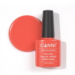 CANNI Gel Color System Coat Color Soak-Off UV & LED Nail Polish 7.3 ml-Salmon Pink 168-image-74