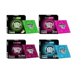 noTTy Boy Set of 4 Premium Lubricated Latex Condoms - 3 pcs each-16