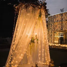 ENORMITY Yellow Rice Shape String Lights image 3