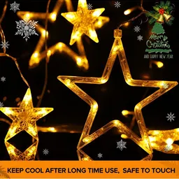 ENORMITY Yellow Star Shape String Lights image 3
