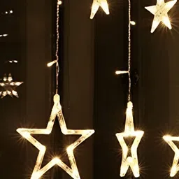 ENORMITY Transparent Star Shape String Light image 3