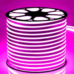 SPARK WORLD Pink Rice Shaped LED String Lights Rope image 3