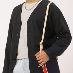 Kook N Keech Elevated Basics Front Open Oversized Sweatshirt-image-8
