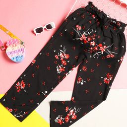 Cutiekins Girls Floral Printed Flared Palazzos-image-94