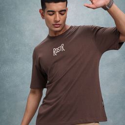 The Roadster Lifestyle Co. Brand Logo Printed T-shirt-image-41