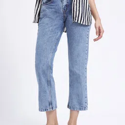 glitchez Women Relaxed Fit Cropped Jeans-image-54