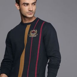 Louis Philippe Sport Striped Long Sleeves Sweatshirt-picture-58