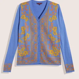 Sangria Teen Girls Floral Design Cardigan-picture-44