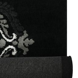 PRESTO Black & Grey Printed Anti-Skid Carpet image 3