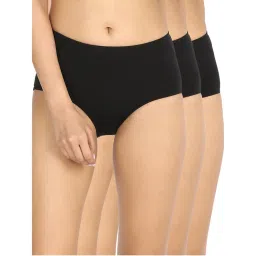 Nykd by Nykaa Pack of 3 Cotton Full Brief With Anti Odor-Nyp104-All Black-picture-16