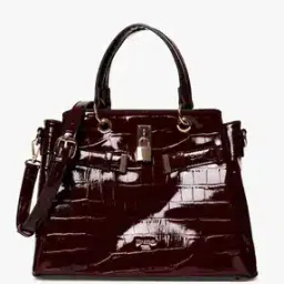 Women Croc-Embossed Shoulder Bag-image-9