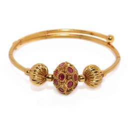 Zaveri Pearls Gold-Toned Kada Bracelet-54