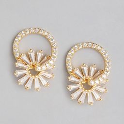 DressBerry Contemporary Stone Studded Drop Earrings-24