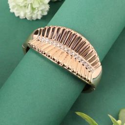 Sohi Leaflet Golden Bracelet-image-54