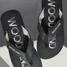 Woodland Men's Black Flip Flops-37