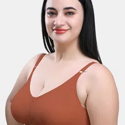 MAROON Minimizer Bra Full Coverage Non Padded Non-Wired All Day Comfort image 4