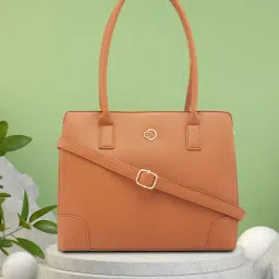Caprese Faux leather Tan Women Stachel Handbag-image-53
