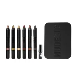Nudestix Nude Earth Eye Kit (Bright Eyes, Queen Olive, Lilith, G-baby, Hot Stone & Slate)-picture-39