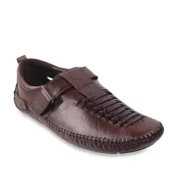 Metro Men's Brown Fisherman Sandals-picture-26
