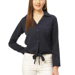 Trend Arrest Navy Regular Fit Shirt-image-43