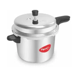 Pigeon Silver & Black Aluminium Pressure Cooker (10 L) - Set of 1-image-15