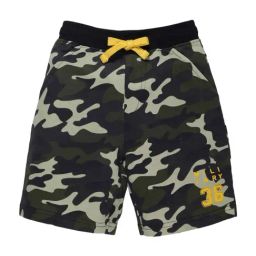 Plum Tree Kids Camoflague Cotton Printed Shorts-image-53