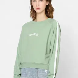 Only Green Printed Cotton Sweatshirt-picture-13