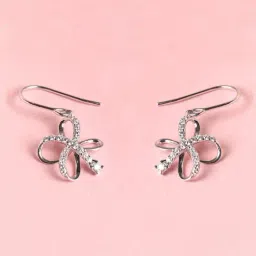 Clara 92.5 Sterling Silver Vega Earrings for Women-16