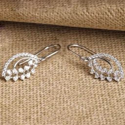Clara 92.5 Sterling Silver Olivia Earrings for Women-image-54