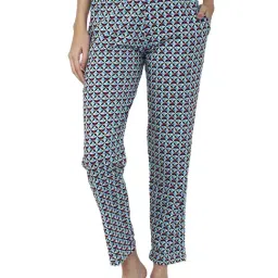 Dyca Blue Printed Lounge Pants-picture-21